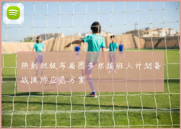 热刺积极布局图多尔接班人计划备战换帅应急方案